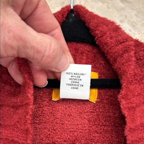 Ruby Rd. Rich Red Open Front Cardigan - Picture 7 of 10